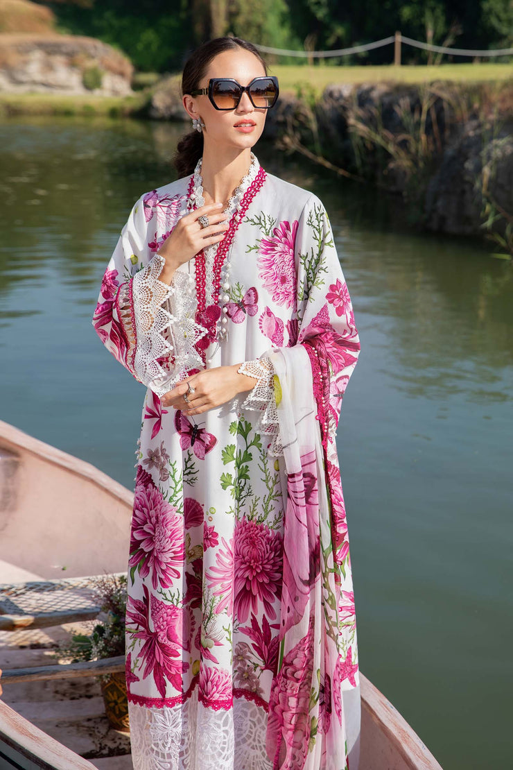 3 Piece Unstitched Printed Lawn Suit | MPT-2510-A | Maria B