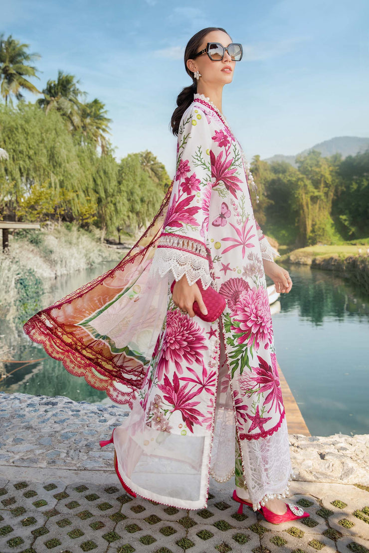 3 Piece Unstitched Printed Lawn Suit | MPT-2510-A | Maria B