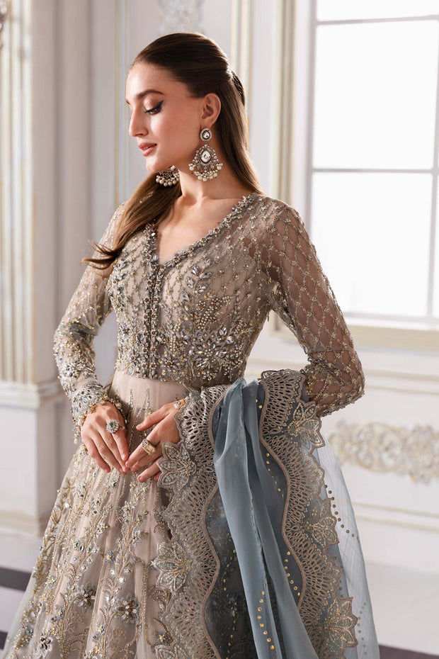 Maria B | BD-3002 | 3 Piece Embroidered Net Suit