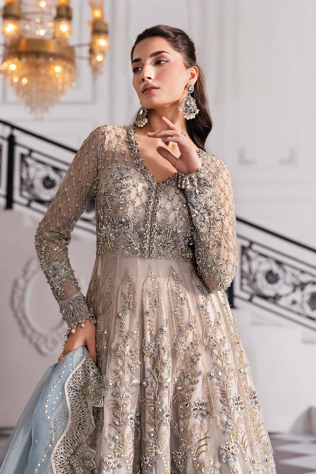 Maria B | BD-3002 | 3 Piece Embroidered Net Suit