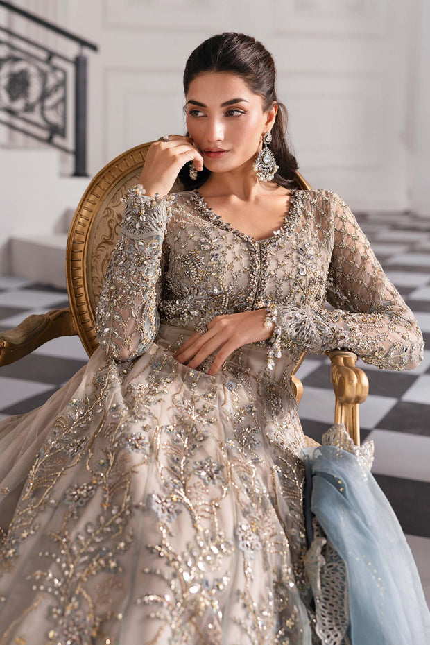 Maria B | BD-3002 | 3 Piece Embroidered Net Suit