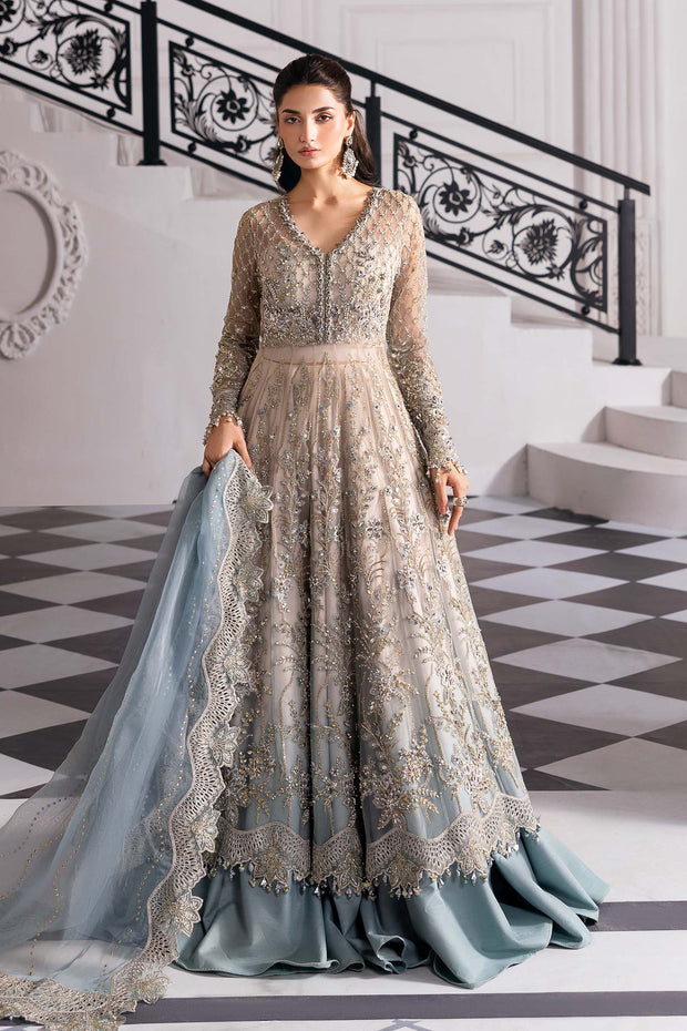 Maria B | BD-3002 | 3 Piece Embroidered Net Suit