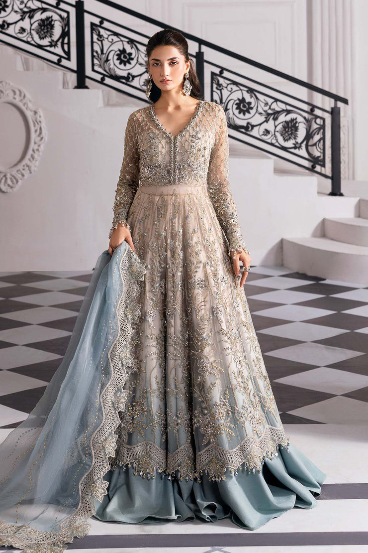 Maria B | BD-3002 | 3 Piece Embroidered Net Suit