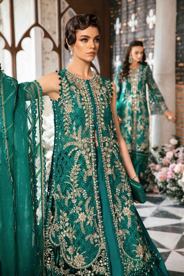 Maria B | 3 Piece stitched Embroidered Suit