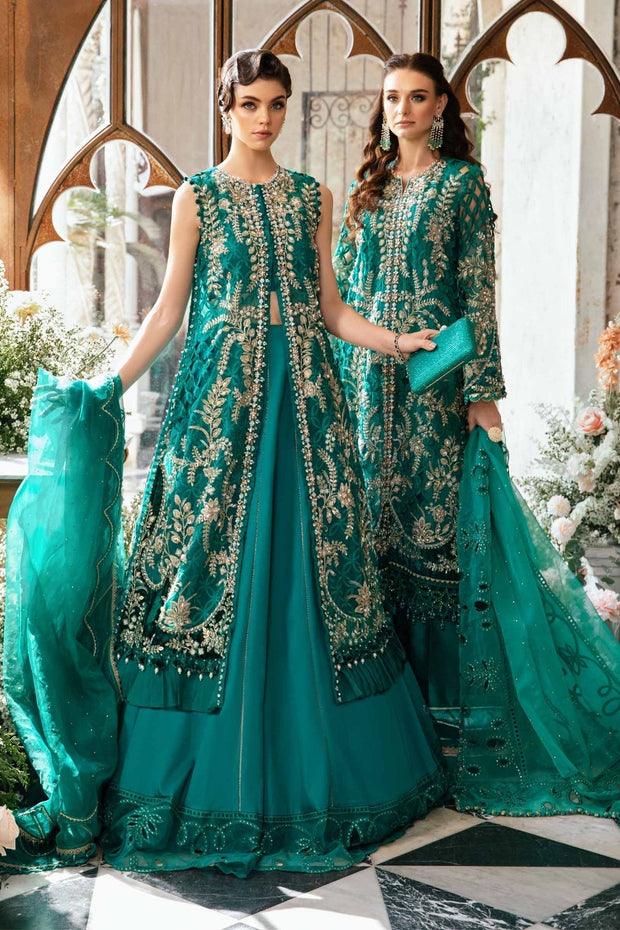 Maria B | 3 Piece stitched Embroidered Suit