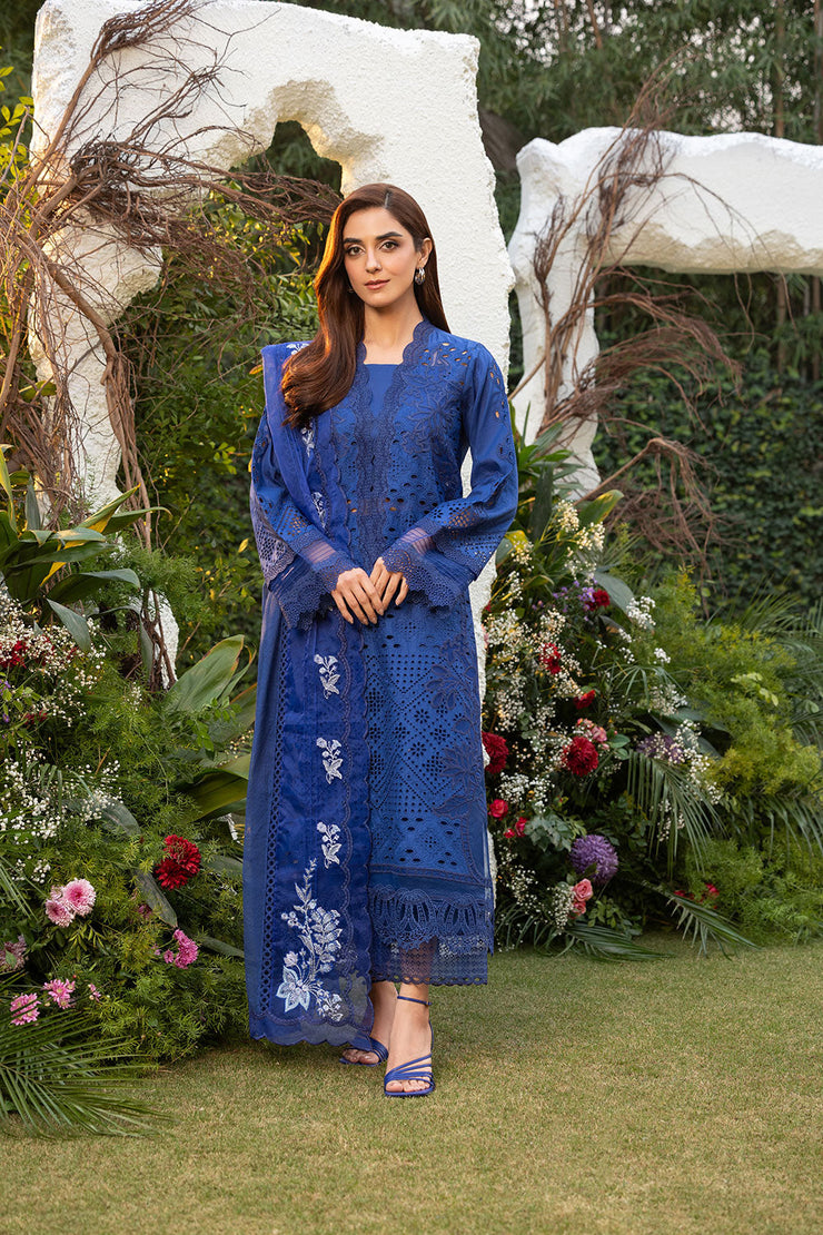 Design 1B Luxury Lawn 2025 Unstitched | Sobia Nazir