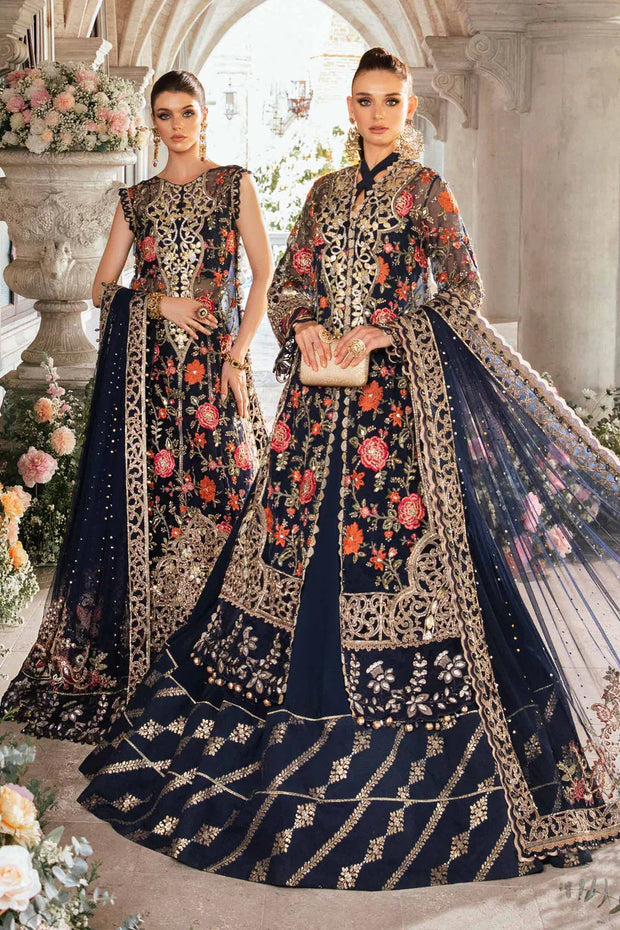 Maria B | 3 Piece stitched Embroidered Suit | BD-2808