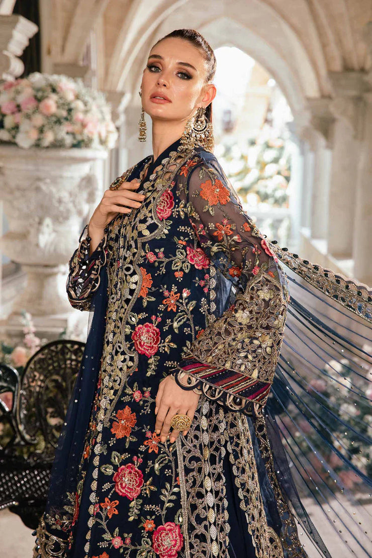 Maria B | 3 Piece stitched Embroidered Suit | BD-2808