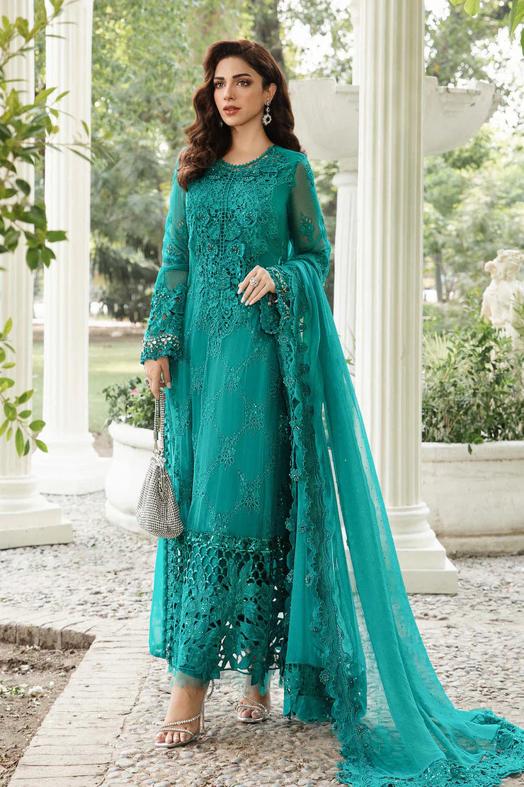 Maria B | Embroidered Chiffon Suit | MPC-24-105