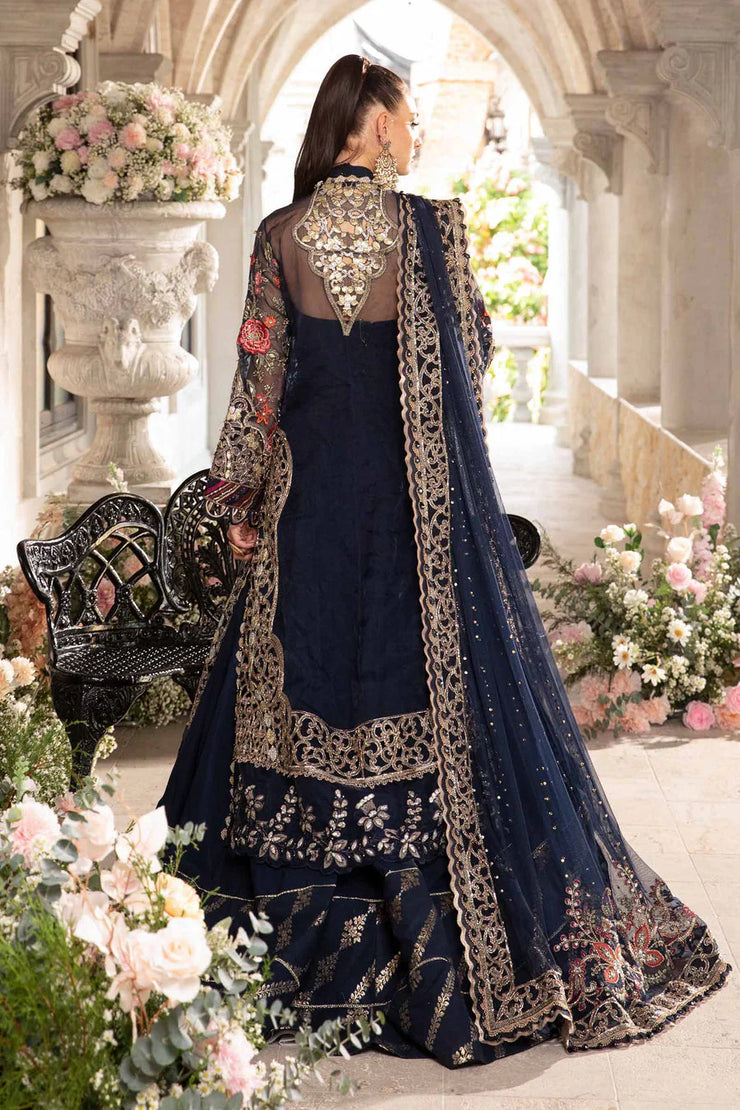 Maria B | 3 Piece stitched Embroidered Suit | BD-2808