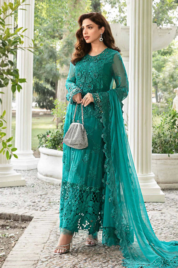 Maria B | Embroidered Chiffon Suit | MPC-24-105