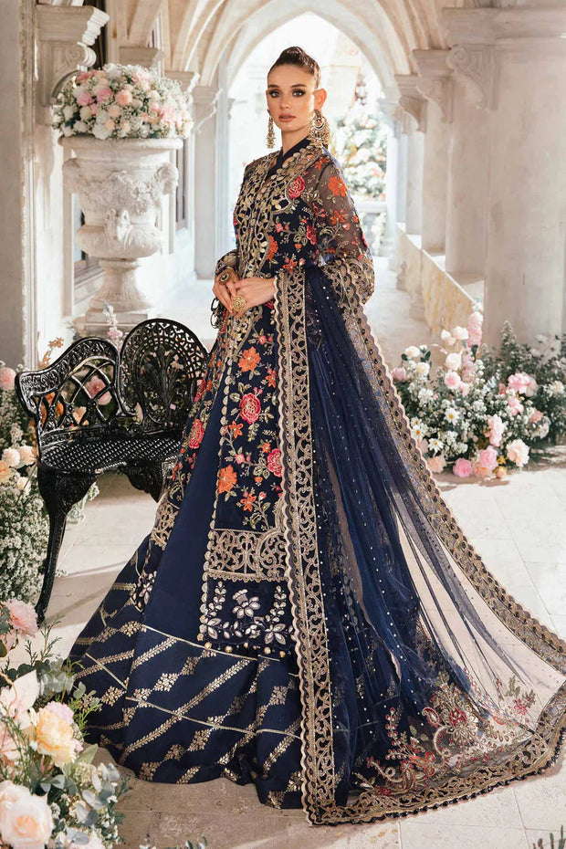 Maria B | 3 Piece stitched Embroidered Suit | BD-2808